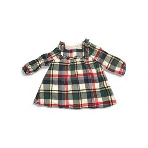 GAP Multicolor Plaid Baby Dress 12-18 months